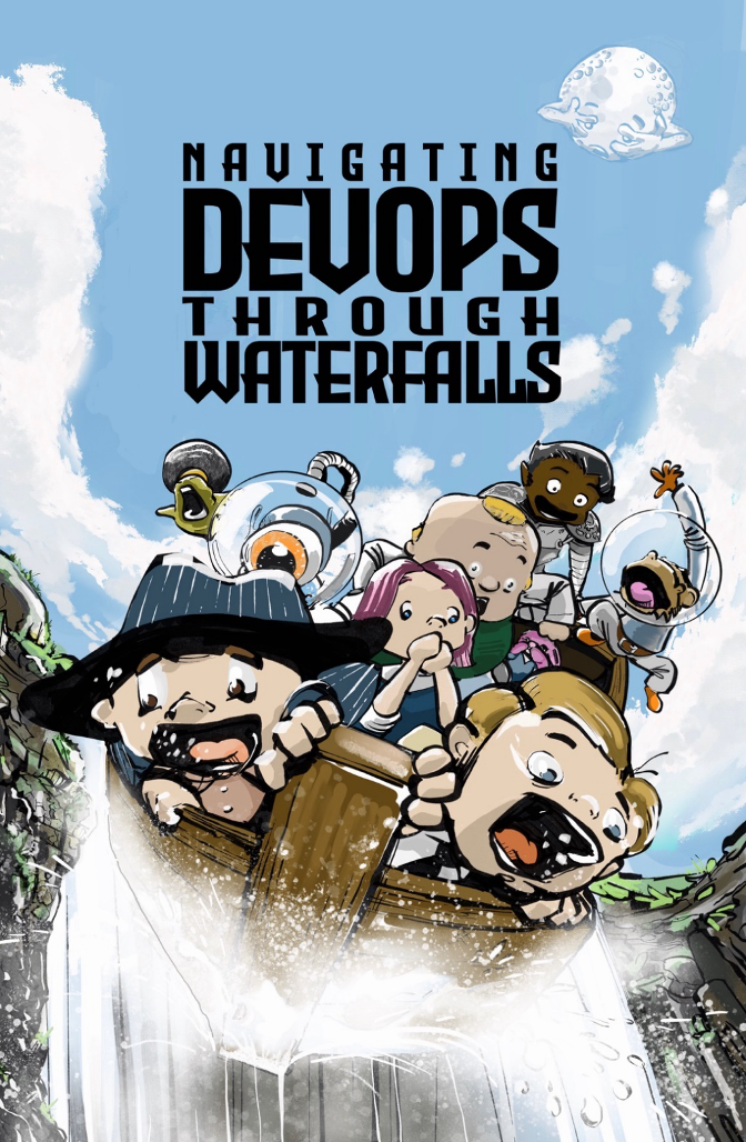 Navigating DevOps Through Waterfalls book cover